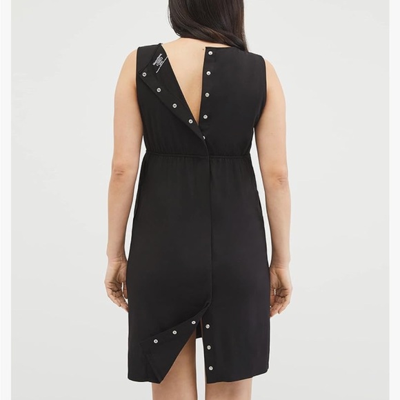 Motherhood Maternity Black 3-in-1 Nursing, Labor and Delivery Gown Small - Picture 4 of 16